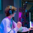 thumbnail image 6 of JLab Gaming x MrBeast Nightfall Wired Gaming Headset, PC, Nintendo Switch, Xbox X|S, PS5, 6 of 12