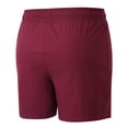 thumbnail image 3 of Dolkfu Mens Shorts Drawstring Athletic Basketball Shorts Elastic Waist Zipper Pocket Gym Mens 5 Inch Inseam Shorts XL, 3 of 7