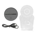 thumbnail image 3 of Colorful Touch Nights Lamp, 3D Dream Catcher Night Light Acrylic Soft Lighting Environmentally Friendly   For Birthdays, 3 of 8