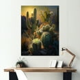thumbnail image 2 of Designart Cactus In Desert III Canvas Wall Art, 2 of 5