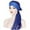Blue, variant on iHPH7 Turban Head Wraps for Women Chemo Headwear for Women Head Wrap Scarf Cancer Head Wraps for Women Hair Accessories for Women, Black One Size