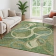 thumbnail image 6 of Addison Rugs Mayfield Premium Machine Washable Transitional Geometric Green Rectangle Rug, 3' x 5', 6 of 6