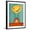 Black Frame, variant on Art.com Obsession Yellow Giclee Print by Stephen Huneck, Black Frame Wall Art, 17" x 21"