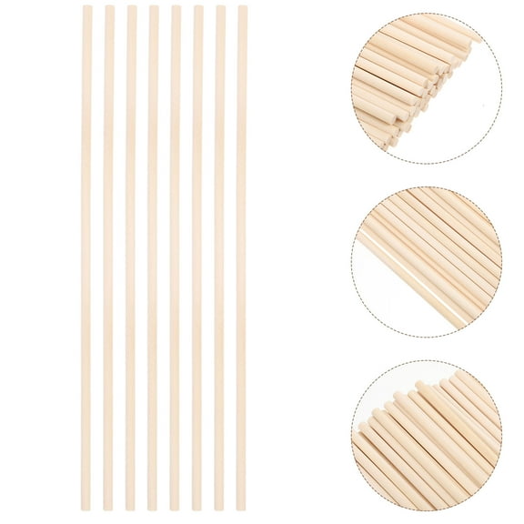 LEORX 50Pcs Wooden Rhythm Sticks for Beginners in Music Lessons and Play Khaki