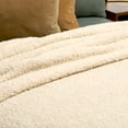 thumbnail image 4 of Cobertor Ligero Matrimonial Elefantito Avena Color Beige Sherpa Térmica, 4 of 6