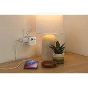 Merkury Innovations Modular Power Tower, 14 AC Outlets, 6 USB-A, 4 USB-C PD 20W, Surge Protector, 4ft Cord, White