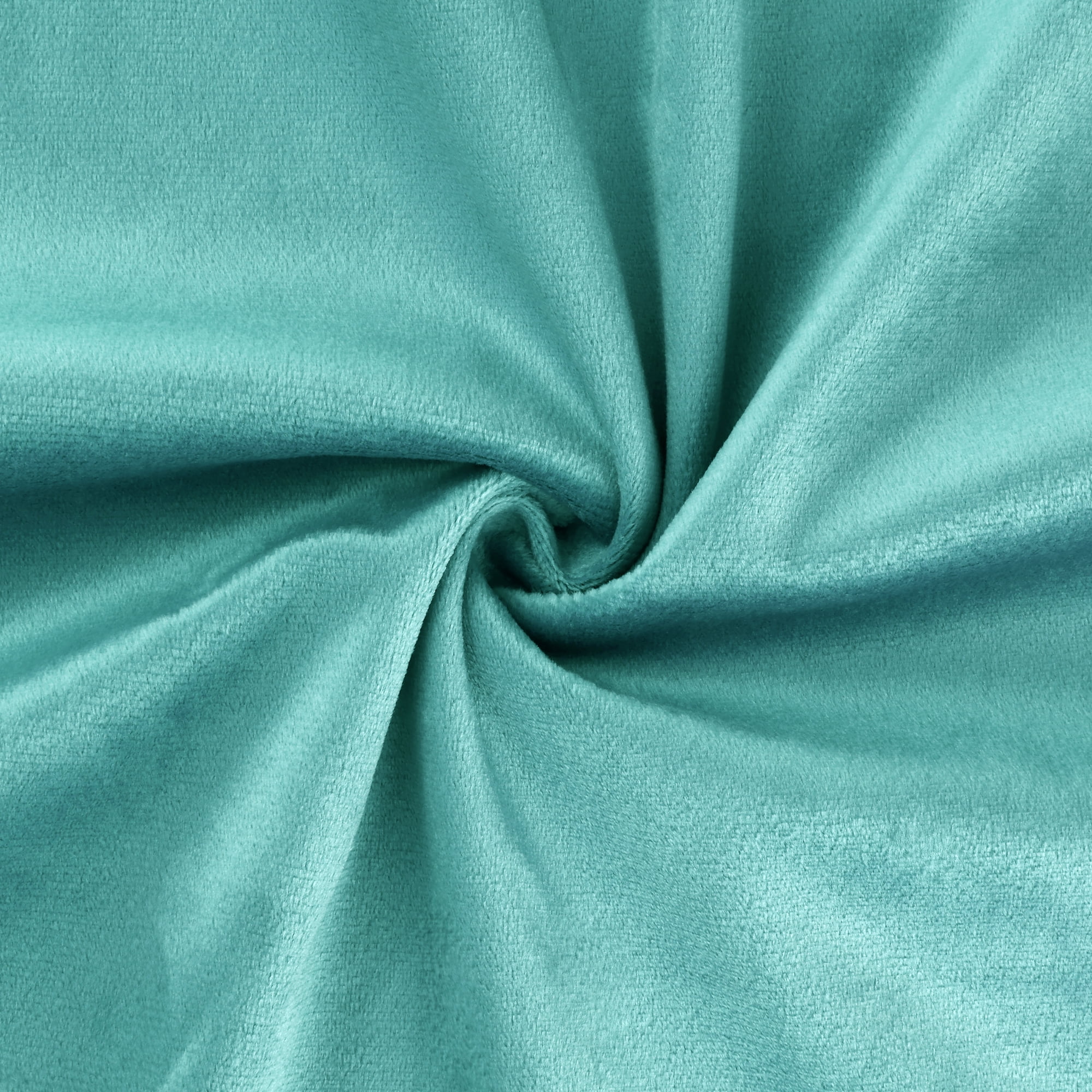 Unique Bargains Velvet Modern Zipper Cushion Decorative Throw Pillow Covers (2 Count) Light Blue 12" x 20"