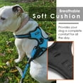 thumbnail image 2 of No Pull Dog Harness Adjustable Reflective Oxford Easy Control Medium Large Dog Harness with A Free Heavy Duty Dog Leash, 2 of 7