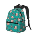 thumbnail image 2 of Haiem Starfish and Shell Lightweight Backpack for School, Classic Basic Water Resistant Casual Daypack for Travel with Bottle Side Pockets, 2 of 8