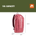 thumbnail image 3 of Ozark Trail 10L Adult/Teen Embossed Polyester Daypack Backpack, Rose, 3 of 12