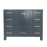 ARIEL CAMBRIDGE 42 IN. SINGLE SINK BASE CABINET IN MIDNIGHT BLUE