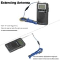 thumbnail image 4 of Receptor de Radio Portátil HanRongDa HRD-737 Multibanda, Ideal para Aviación, FM, AM, Onda Corta y Más, Batería de Litio de 700mAh, Color Negro, Compacto y Ligero para Entusiastas y Viajeros., 4 of 6