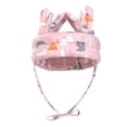 thumbnail image 1 of Casco para bebé con protección contra caídas, transpirable, suave, con cojín para la cabeza, para correr, caminar y gatear, color rosa, 1 of 12