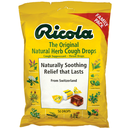 Ricola The Original Natural Herb Cough Drops 50 (Best Cough Sweets For Chesty Cough)