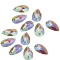 thumbnail image 1 of HLONK Teardrop Beads Sew Rhinestones Flat Crystal Gemstones Crystals Rhinestone Embellishments Sewing Loose Jewelry Pendants, 1 of 8