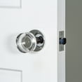 thumbnail image 6 of Viaggio Cloclc_Prv_234 Circolo Solid Brass Privacy Door Knob Set - Nickel, 6 of 7