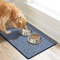 thumbnail image 2 of Dog Food Mat 24x32 Inch Pet Feeding Mat with Classic Black and White Polka Dot Pattern, Durable Absorbent Waterproof Non-Slip Mat, Quick Dry, Easy Clean Retro Dots Design, 2 of 3