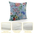 thumbnail image 4 of Creowell Flower Pillow Cases Garden Watercolor Floral Rose Rose Spring Light Blue Pillow Sham Throw Pillow Covers One Side Printing, 4 of 5