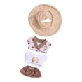 thumbnail image 4 of Camiseta para muñeca, abrigo y pantalones cortos, disfraz, juego de rol, ropa hecha a mano, ropa para muñecas de 15cm, muñecos bebés, regalos para niñ con sombrero, 4 of 8