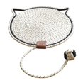 thumbnail image 3 of Cat Scratch Mat Interactive Cats Sleeping Mat with Ball for Carpet Couch Bed white, 3 of 9