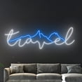 thumbnail image 3 of Handmadetneonsign Travel Mountain Led Sign, Mountain Neon Sign, Mountain Neon Sign, Home Led Sign, 3 of 5