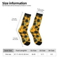 thumbnail image 2 of Bingfone Compression Socks for Women and Men Long Socks for Running Athletic Cycling Nurse- Hawaii Palms, 2 of 6