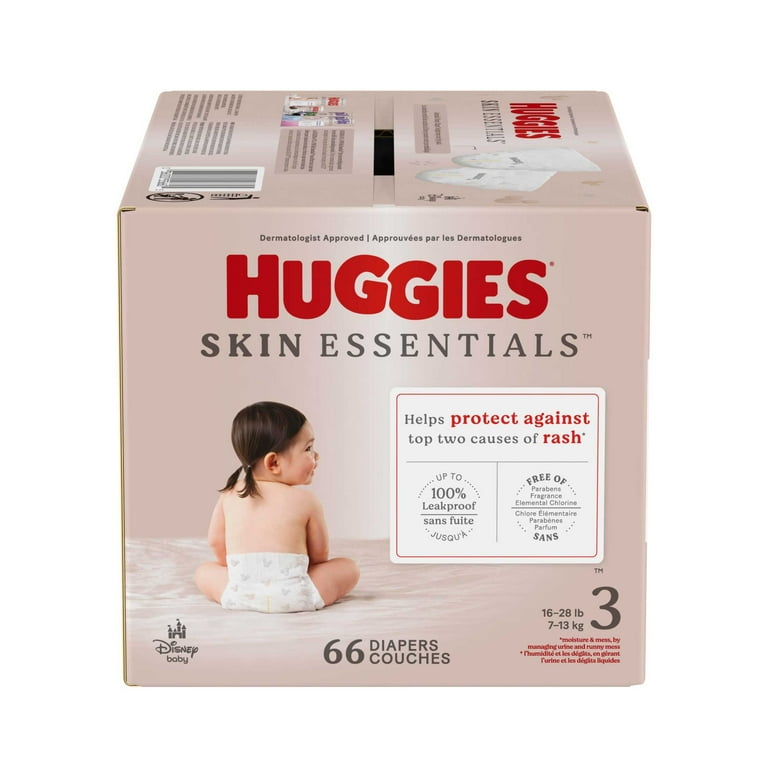 Free Shipping! Huggies Baby Diapers Size 16-28 lbs Skin