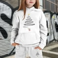 thumbnail image 5 of Girls Christmas Outfit Set - Lined Hoodie and Jogger Pants, Warm Winter Tracksuit for Kids, Cozy Holiday Printed Sweatshirt and Pants Set, 5 of 6