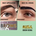 thumbnail image 3 of Kit de coloración de cabello MinaiBrow Medium Brown, vegano, sin crueldad, 3 of 9