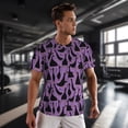 thumbnail image 3 of Wukai Funny Goose Print Men's Short-Sleeved Mesh T-Shirt,Quick-Dry Short Sleeve Workout T-Shirt-3X-Large, 3 of 8