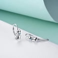 thumbnail image 5 of 925 pendientes de gatito lindos de plata esterlina, postes de gato con chicas, pendientes de cartílago minimalistas, pendientes de amistad animal, regalos para gatos, joyas para gatos, 5 of 5