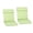 Green, variant on Aoodor High-Back Outdoor Dining Chair Cushion Set, Fade-Resistant Polyester Fabric, Water-Repellent TPU Coating, 37x20x2.8 Inches (Set of 2)