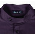thumbnail image 7 of Atasi Indian Men's 2 Piece Kurta Pajama Set Henley Neck Cotton Casual Long Kurta, 7 of 7