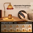 thumbnail image 6 of Metdark Candle Warmer Lamp, Yellow, Timer, Dimmable, Glass Shade, 6 of 9