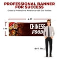 thumbnail image 2 of Chinese Food Large Banners and Signs for Outdoor by DreamController-Polyester Banner with 4 Holes for Easy Hang Indoor & Outdoor| 4x1 Feet HD Banner to Promote Food & Beverages | Made in USA, 2 of 6