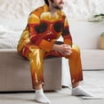 thumbnail image 7 of Sikiie Sunglasses Yellow Duck Mens Pajama Set, Soft Warm Long Sleeve Sleepwear, Cozy Button-Down Pjs for Men-Large, 7 of 7