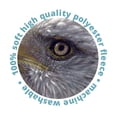thumbnail image 7 of Dawhud Direct Fleece Throw Blanket By Collin Bogle Bald Eagle Portrait, 7 of 7