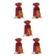 thumbnail image 3 of Bewildely Bolsa de regalo pequeña de Navidad Reno Muñeco de nieve Papá Noel Cordón Bolsa de galletas de caramelo Bolsa de regalo de decoración de Type1 NO1 Bewildely CBP041298, 3 of 5