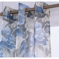thumbnail image 2 of Olivia Gray Florence Floral Printed 38 x 84 in. Grommet Panel Pair in Blue (Set of 2), 2 of 7