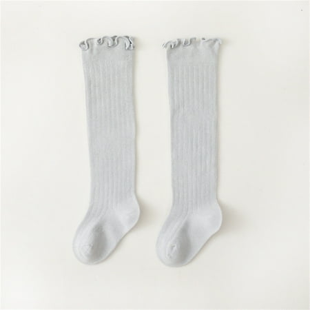 

TOWED22 Kids Wool Socks Baby Infants Toddlers Girls Mid Calf Length Socks Antislip 1Pair Sock Shoes Baby Boys Girls Slippers Grey