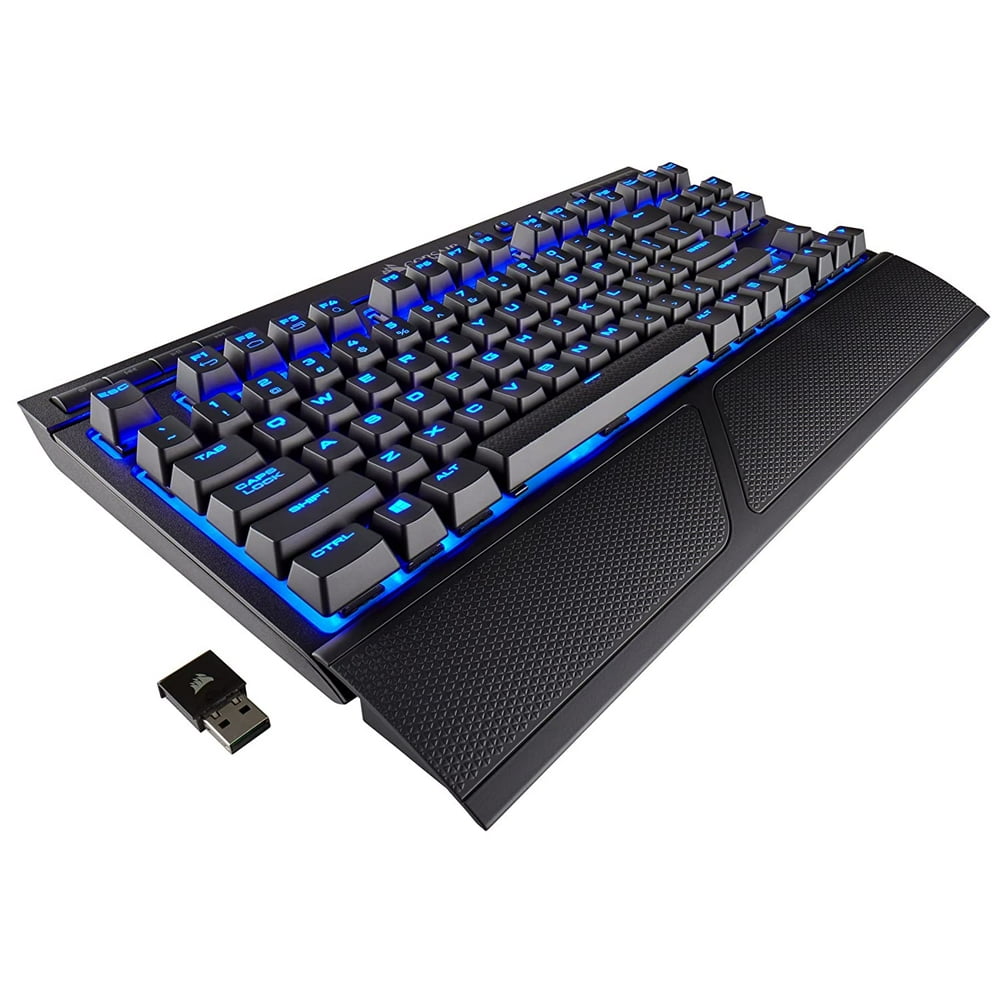 Corsair K63 Wireless Mechanical Gaming Keyboard, Backlit Blue LED