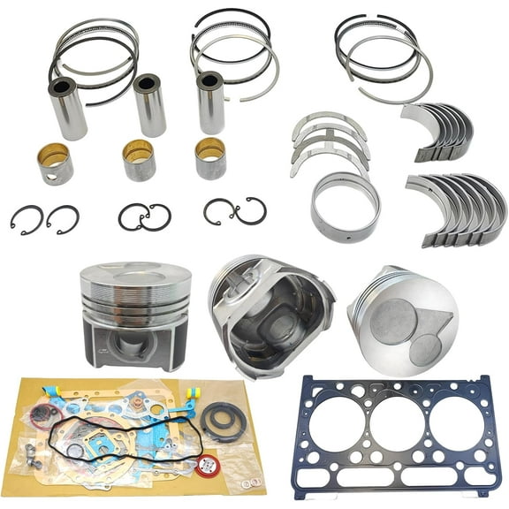 D1803 Engine Overhaul Rebuild Kit (No cylinder liner and valve) For Kubota D1803 Engine L2800F L3240F L3540GST Tractor STW40 FT300 KL34H KL315 Piston Diameter 87mm