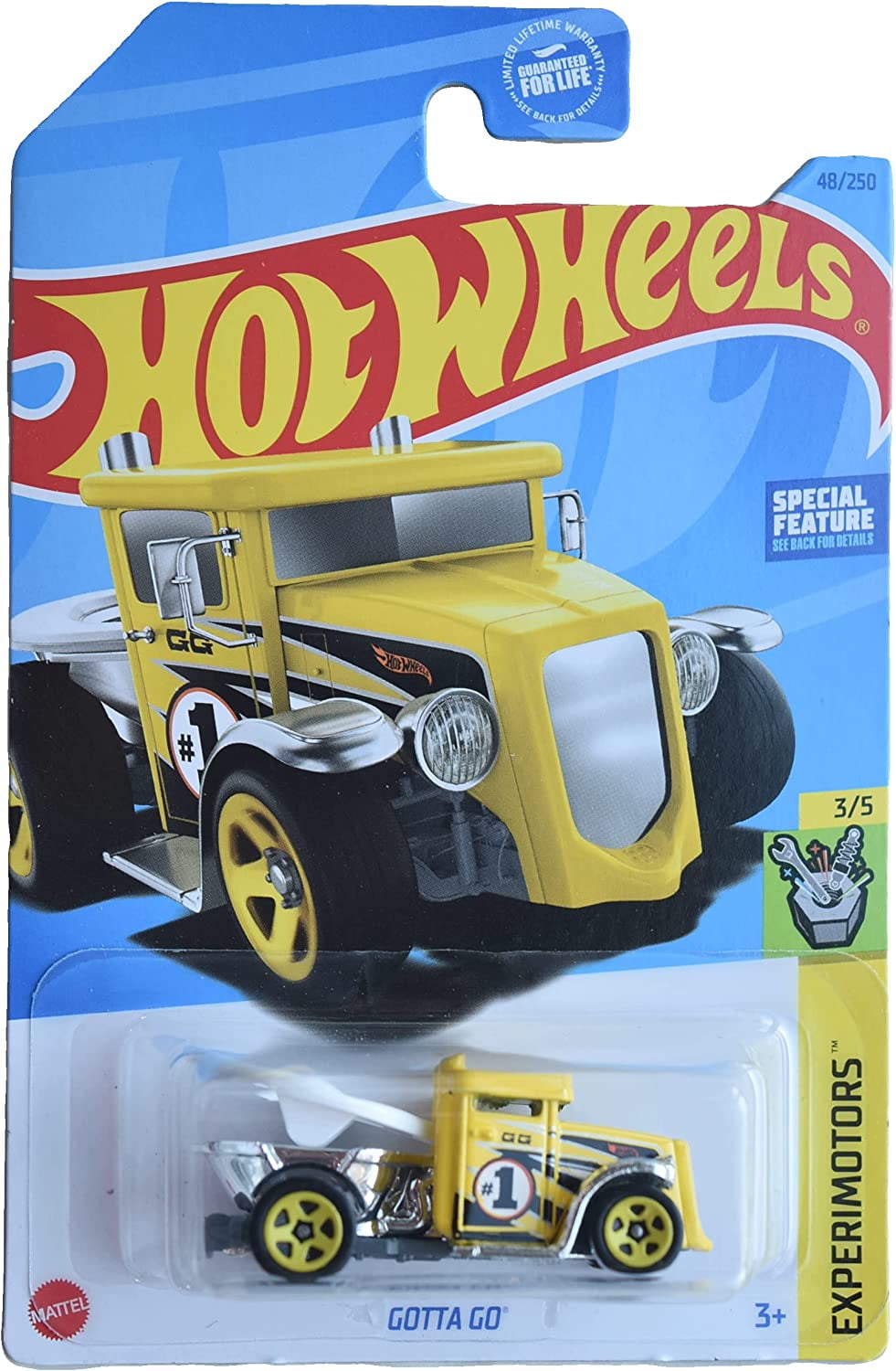 Hot Wheels Gotta Go (Yellow) 2023 Experimotors