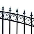 thumbnail image 6 of ALEKO Garden Yard Steel 5 x 4 feet Prague Style Pedestrian Gate Black, 6 of 6