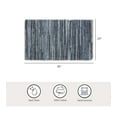 thumbnail image 3 of Blue Multi Abstract Denim Accent Rug, 2' x 3', 3 of 5