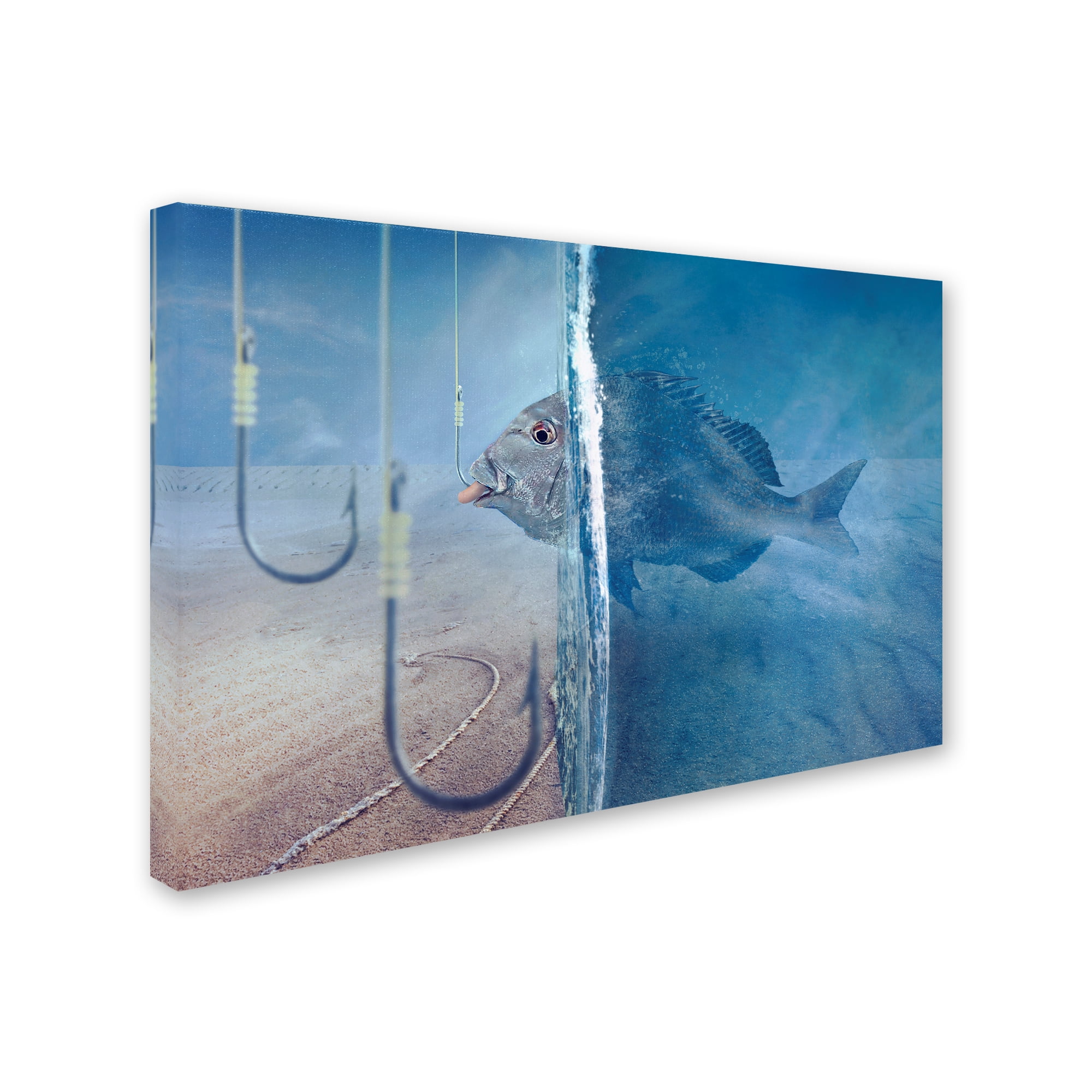Trademark Fine Art 'Time To Eat At Outside' Canvas Art by Sulaiman Almawash