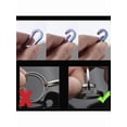 thumbnail image 6 of Titanium Key Rings for Keychain, Side-Pushing Key Chain Rings Replacement Split Keyring Heavy Duty Keychain Rings, 6 of 10