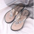 thumbnail image 4 of jiaxiM Platform Flip Flops for Women Wedge Thong Sandals for Women Fashion Slippers Women Non- Woven Sole Orthofeet Shoes for Women for Beach, 4 of 9
