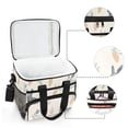 thumbnail image 6 of FORMRS Insulated Cooler Bag 24 Cans Capacity Soft Leakproof Lunch Box with Side Pockets, Adorable Bunnies, 6 of 7