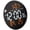 Black Orange, variant on Modern LED Digital Clock Featuring Temperature Humidity Monitor And Adjustable Night Light